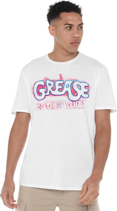 Actual product image Grease Mens Is The Word T-Shirt (M)