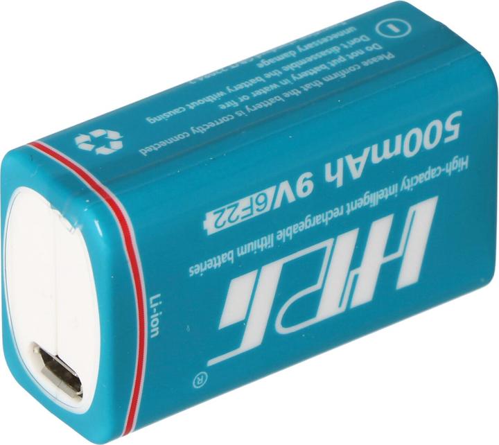 Produktbild AccuCell Akku mit USB-Ladebuchse zum nachladen, mit USB-Ladefunktion (1 Stk., 500 mAh, Ladegerät inkl. Akku)