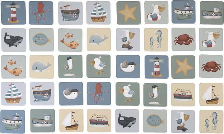 Produktbild Little Dutch Memo Sailors Bay Card Game Matching