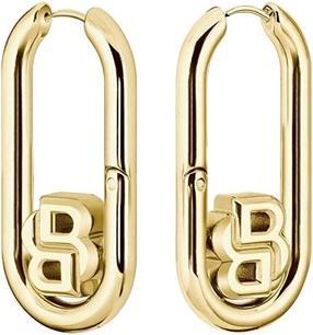 Produktbild Hugo Boss - Stylish gold-plated earrings Double B 1580629
