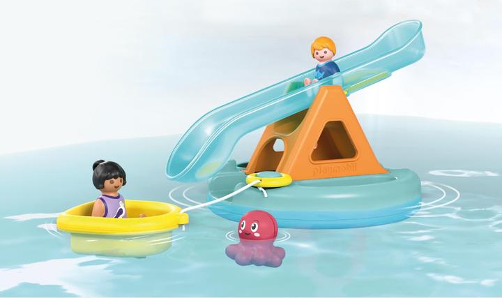 Image du produit Playmobil Badeinsel mit Wasserrutsche (71687, Playmobil Junior)