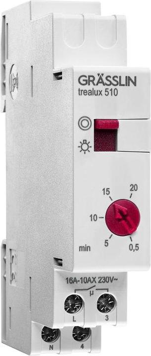 Elbro Minuterie pour cage d'escalier AMD trealux 510, éclairage temp.ou perm., 2600 W