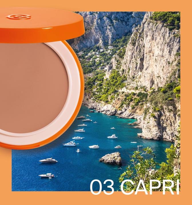 Actual product image Collistar CS Make-up - MEDITERRANEA Sun Compact Foundation Refill SPF15 03 Capri (03 Capri)