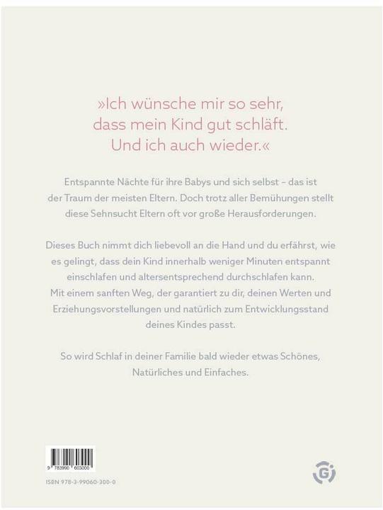 Nutritional values and ingredients Entspannt einschlafen – glücklich aufwachen. Das Schlafcoaching-Buch für Babys und Kleinkinder. (German, Miriam End, 2022)