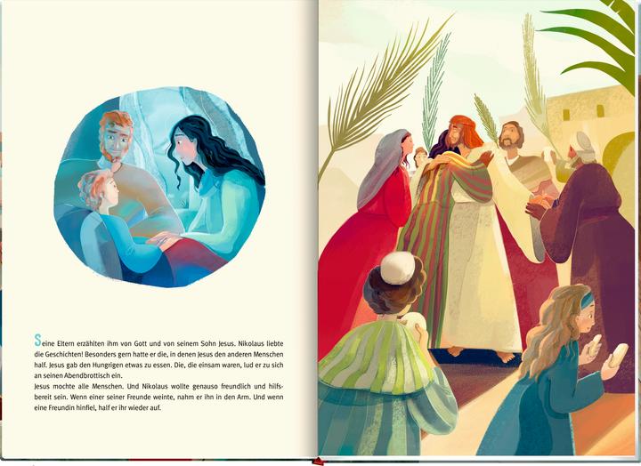 Produktbild Die Geschichte vom heiligen Nikolaus (Deutsch, Antoinette Lühmann, 2023)
