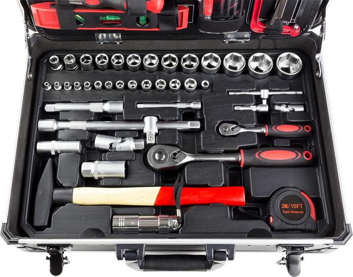 Actual product image Dema Aluminium tool box with tools 176 pcs. (176 pieces)
