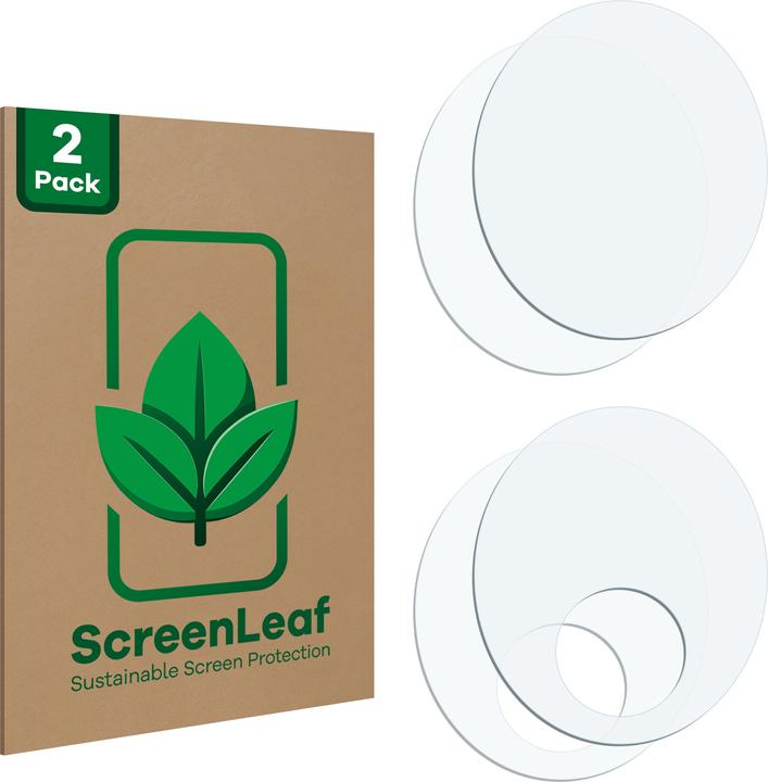 Produktbild ScreenLeaf Schutzfolie nachhaltiger Displayschutz Displayschutzfolie Folie Klar Transparent (2 Stück, LG L90)