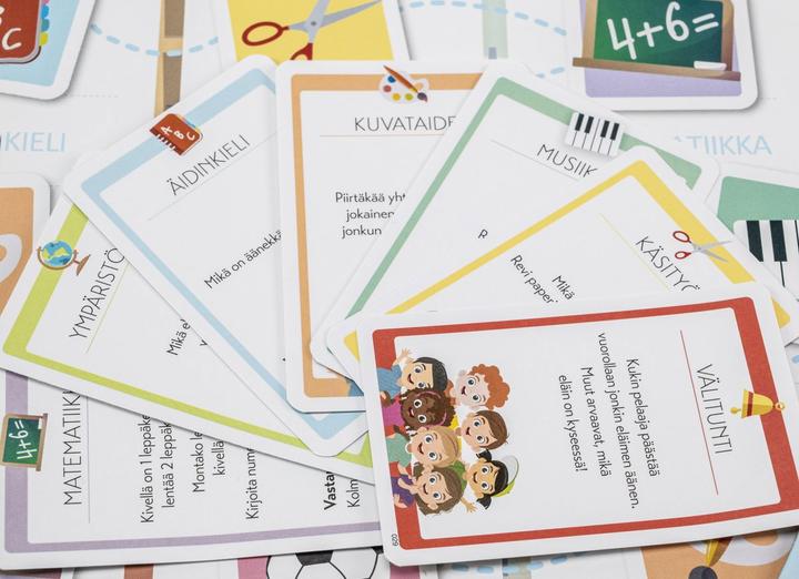 Actual product image Opetellaan Lasst uns Schule spielen lernen (Finnish)