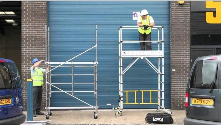 Actual product image Plica PLIC TELETOWER telescopic scaffold aluminium (Scaffolding)