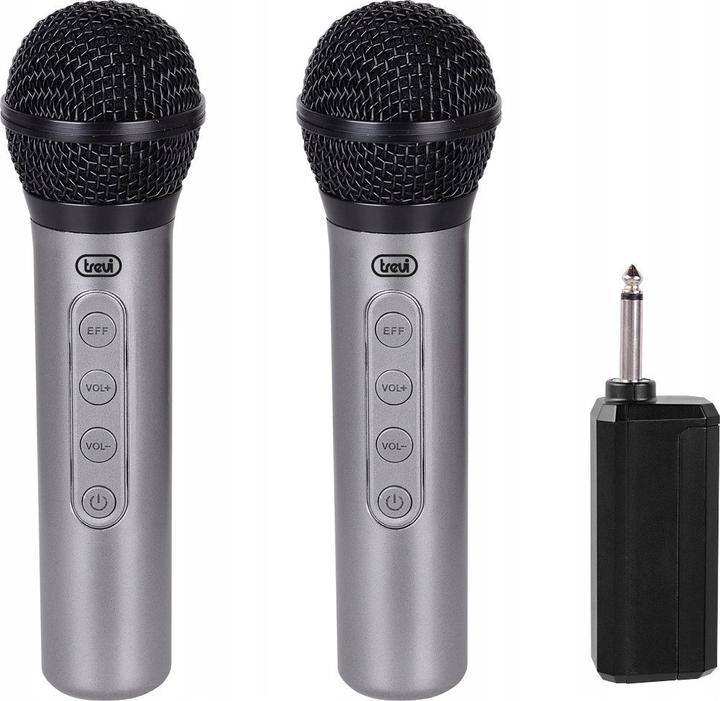 Immagine prodotto Trevi EM 415 R SET 2 MICROFONI WIRELESS 2.4G NERO