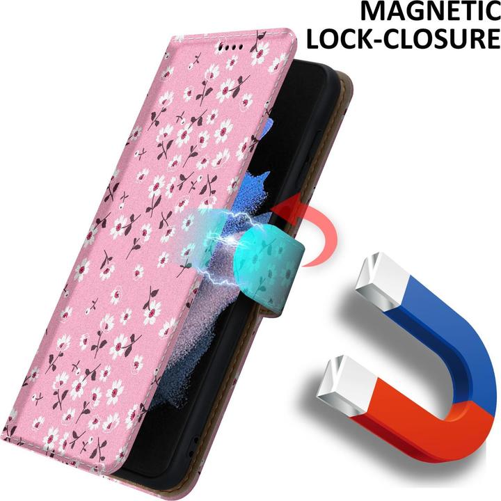 Actual product image Cadorabo Book cover with print (Samsung Galaxy S21 Ultra)