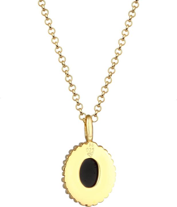 Produktbild Elli Edelsteinkette, Oval (925 Sterling Silber, 45 cm)