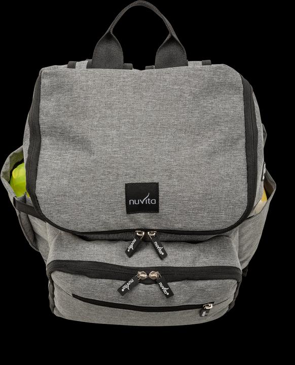 Actual product image Nuvita MOOVO Diaper Backpack Melange Black