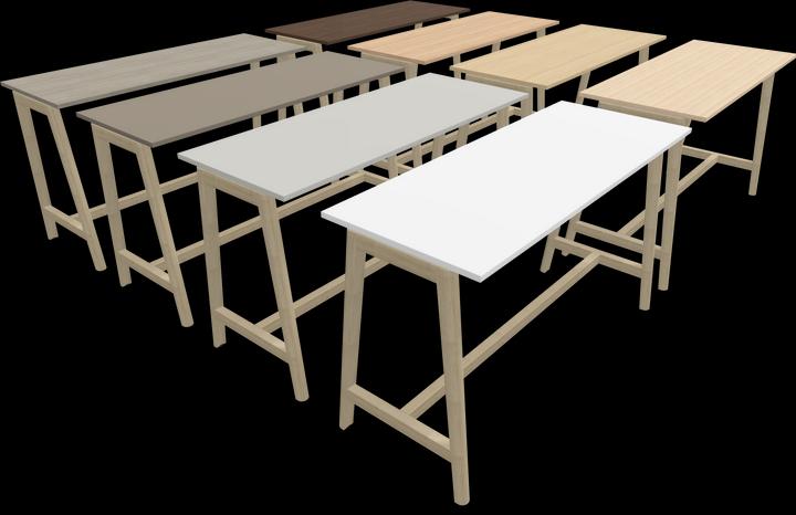 Image du produit Narbutas Nova Wood Table haute (180 x 70 x 105 cm)