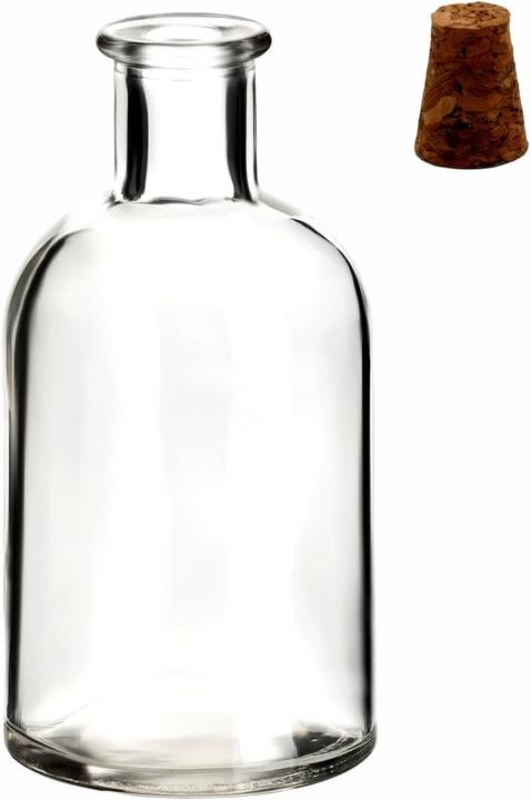 Actual product image Gouveo 24er-Set Kleine Apothekerflaschen mit Korken (24 pcs., 0.10 l)