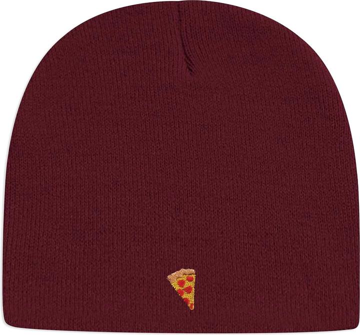 Pizza Emoji Skull Beanie