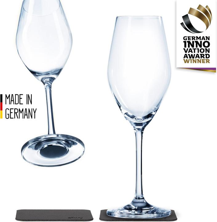 Produktbild Silwy Outdoor-Champagnerglas Kristallgläser 2er-Set (20 cl, 2 Gläser, Sektgläser)