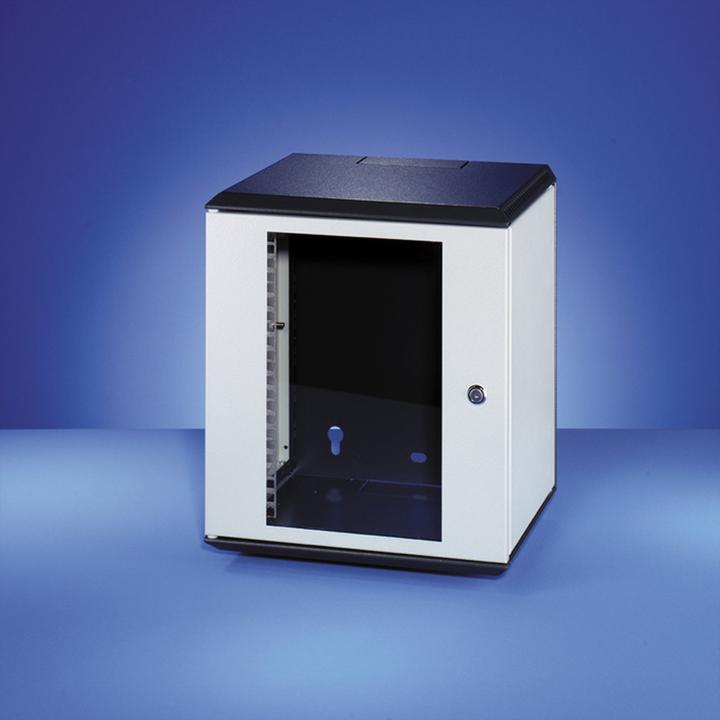 Produktbild Schroff EPCASE 10"-Gehäuse 12 HE mit Glastür, (HxBxT) 612x345x280mm (12 HE, 10 Zoll Rack)