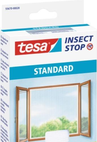 Actual product image tesa Insect screen STANDARD for windows, with Velcro tape, without drilling (100 x 100 cm)