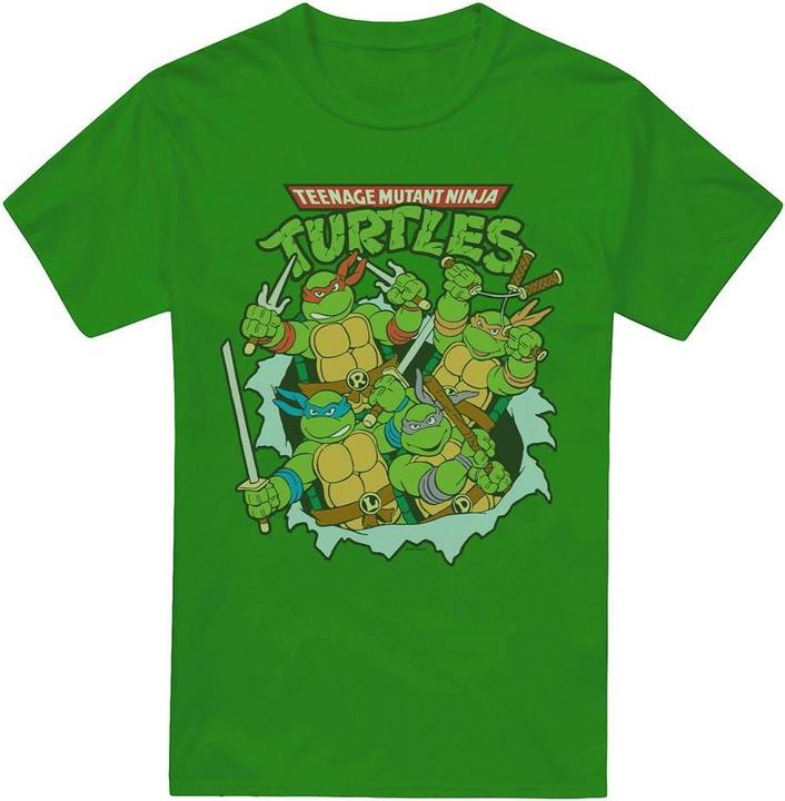 Immagine prodotto Teenage Mutant NT Maglietta Gruppo Retro Uomo (3XL)