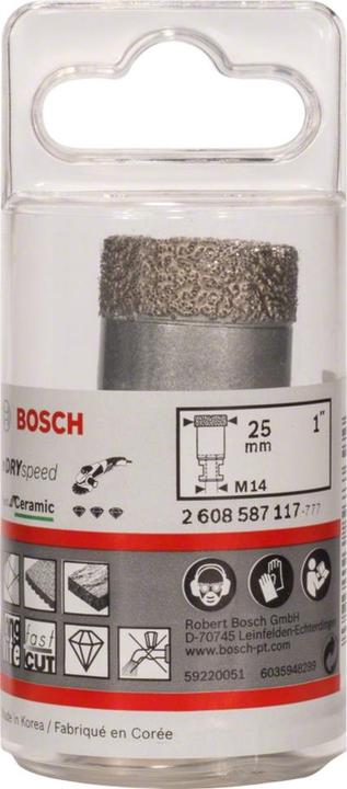 Actual product image Bosch Professional Zubehör PRO Core Cutter dry, 25 x 35 x 22.23 mm (25 mm)