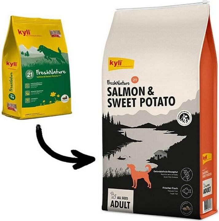 Produktbild Kyli FreshNature Nr.21 Salmon & Sweet Potato (Adult, 12 Stk., 12000 g)
