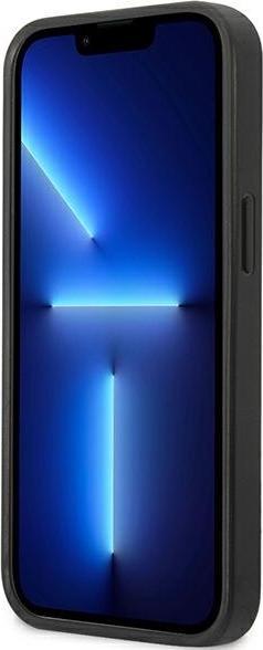 Immagine prodotto Karl Lagerfeld KLHCP13SSFMP2DG Custodia rigida per iPhone 13 mini 5,4" argento / argento Saffiano Plaque (Apple iPhone 13 mini)