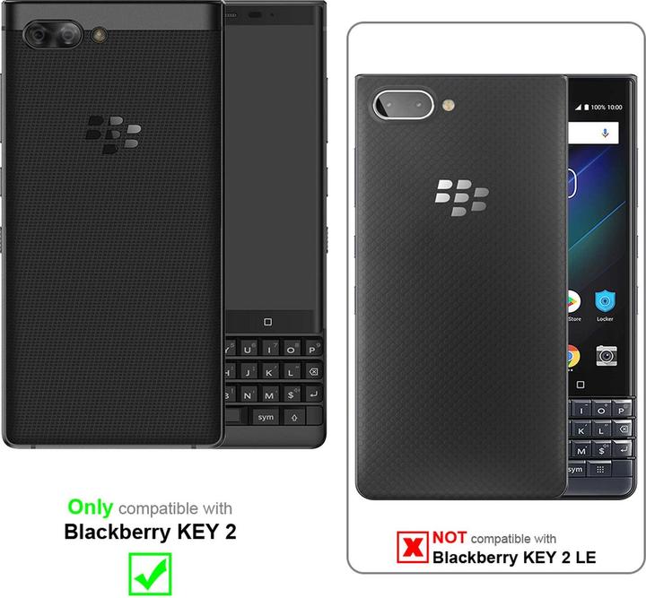 Produktbild Cadorabo Book mit Standfunktion Cover (Blackberry KEY2)
