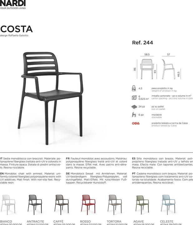 Actual product image Nardi Costa