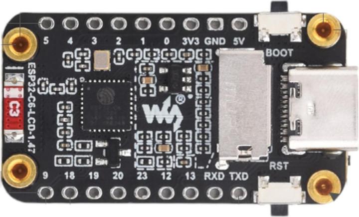 Produktbild WaveShare ESP32-C6 1.47inch Farbdisplay 172×320