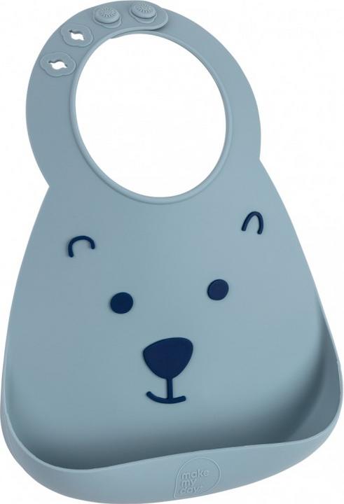 Image du produit Make My Day Bavoir à manger en silicone "ready teddy