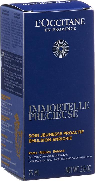 Actual product image L'Occitane Immortelle Précieuse Emulsion (75 ml)