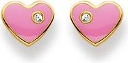 Produktbild Natsumi Schmuck Ohrstecker Herz Gold 18K/750 (750/18 K Gelbgold)