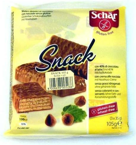 Produktbild Schär Snack mit Schokolade (105 g)