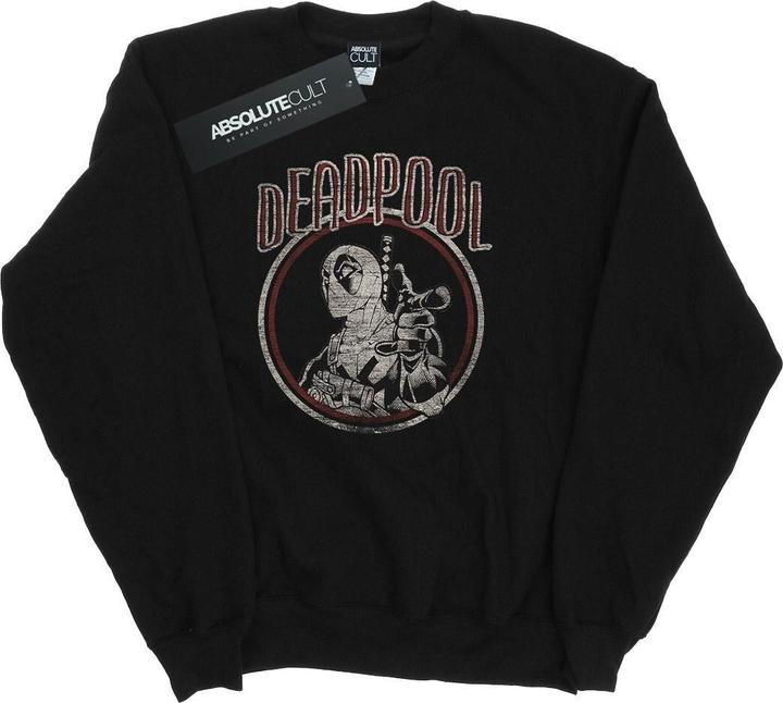 Immagine prodotto Deadpool Vintage Circle Felpa Donna (M)