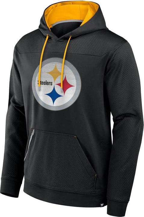 Immagine prodotto Fanatics Felpa con cappuccio Pittsburgh Steelers Defender Dotted NFL nero - S (S)