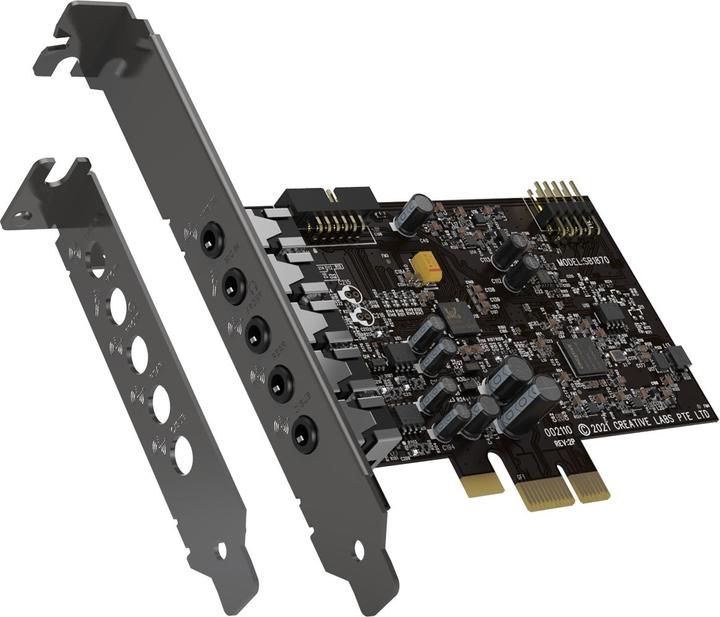 Creative Sound blaster audigy fx v2 Built-in 5.1 channels PCI-E (Mini PCI Express)