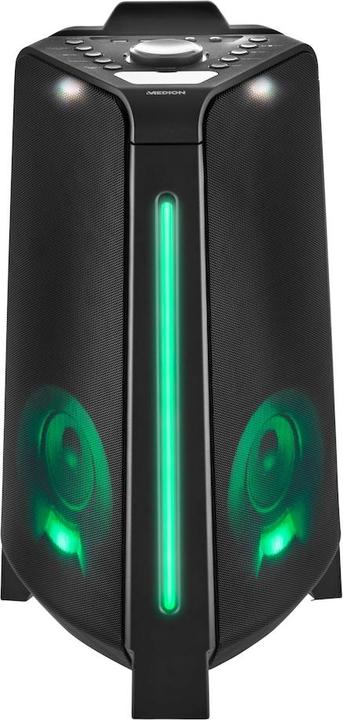 Actual product image Medion MD 43552 Party speaker black (4 h, Electrical connection, Rechargeable battery operated)
