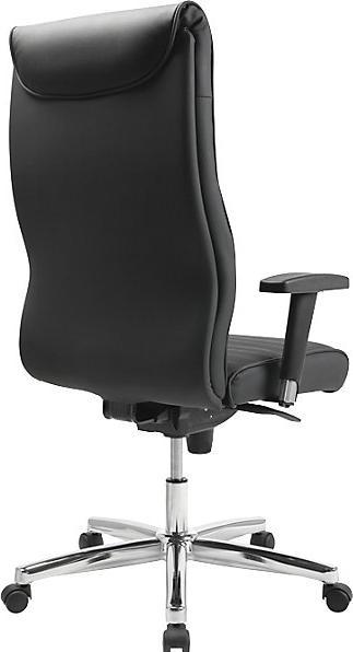 Actual product image Topstar Executive chair PRIME TIME 100, PT19TA80 black leather, chrome frame