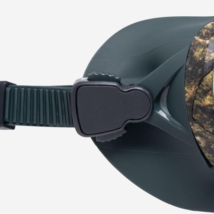 Actual product image Subea Tauchmaske Apnoetauchen Antibeschlag kleines Volumen - 500 Dual LV camouflage