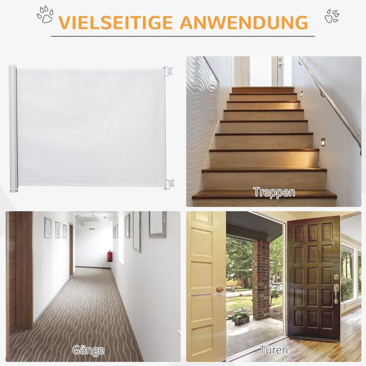 Produktbild PawHut Hunde-Trennwand mit automatischer Aufrollenfunktion