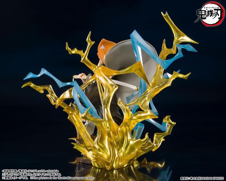 Actual product image Bandai ST Demon Slayer Zero Zenitsu Agatsuma Thunderclap 15cm