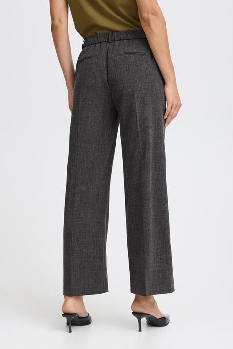 Actual product image B.young BYDANTA WIDE LEG PANTS 2 CROPPED 20815027 (40)