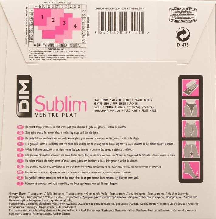 Actual product image DIM Sublim Ventre Plat (15 DEN, 34 - 36)