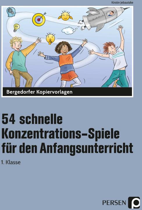 Image du produit 54 schnelle Konzentrations-Spiele - Anfangsunt (Allemand, Kirstin Jebautzke, 2020)