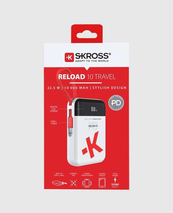 Actual product image Skross Reload 10 Travel (10000 mAh, 22 W, 37 Wh)