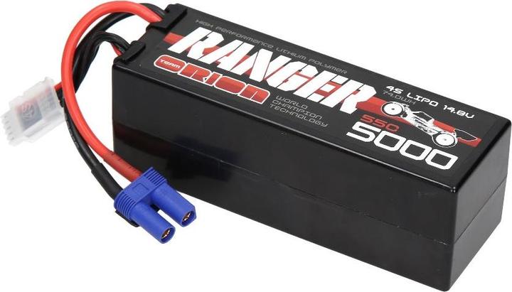 Immagine prodotto Team Orion Batteria 4S 55C Ranger LiPo (14.8V/5000mAh) EC5 (14.80 V, 5000 mAh)