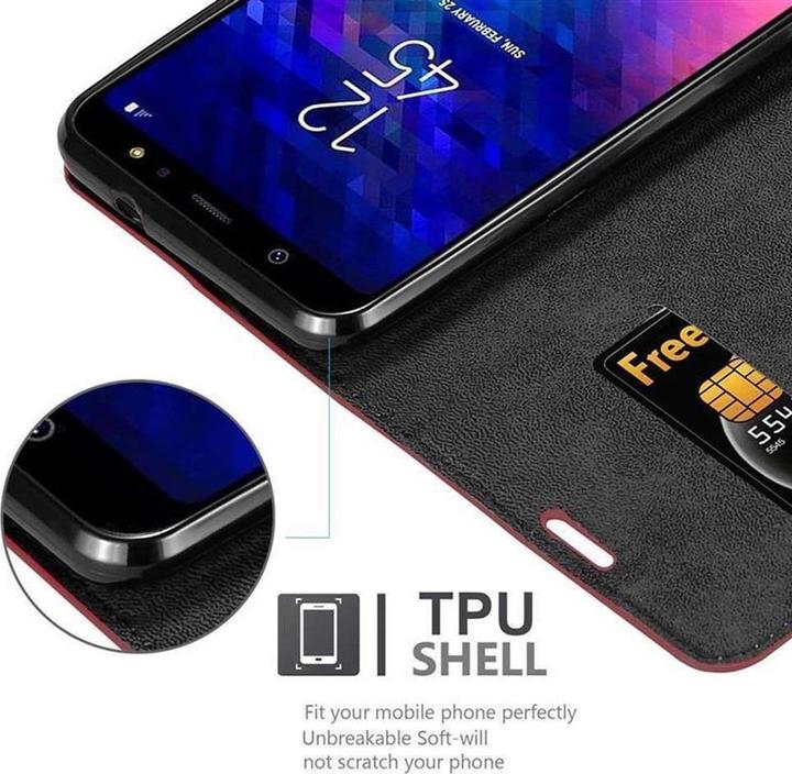Productafbeelding Cadorabo Boek Onzichtbare Magneethoes (Samsung Galaxy A6+)