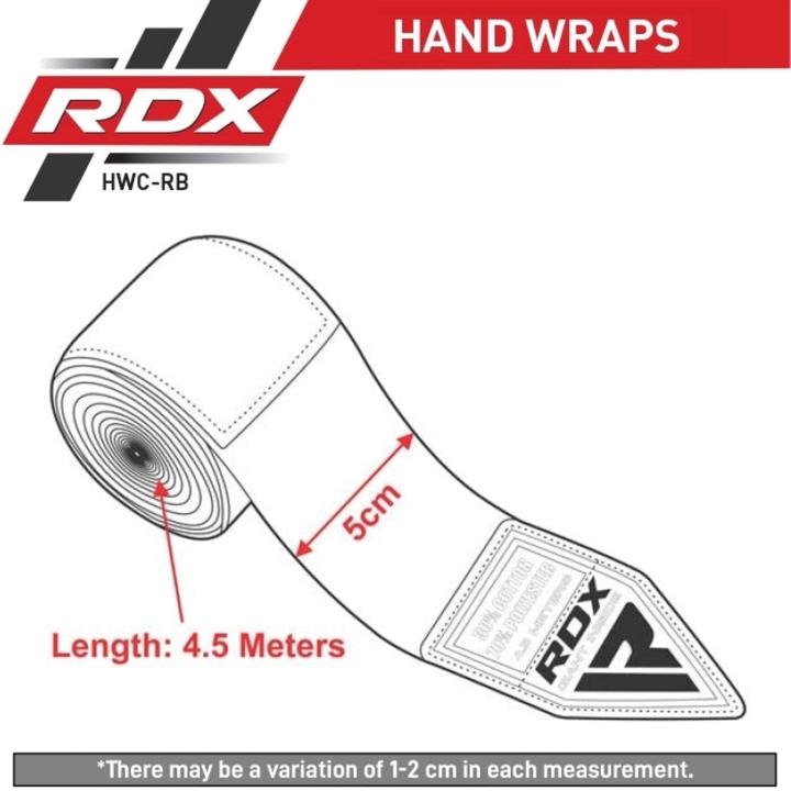 Produktbild Rdx Hand Wraps Combine Red, Black, Blue Plus