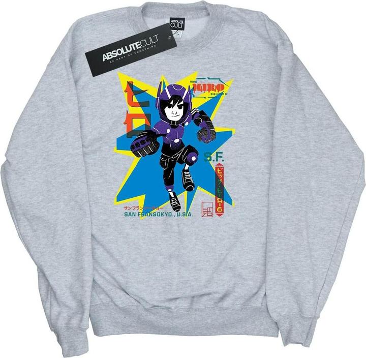 Disney Big Hero 6 Hiro Anime Sweatshirt Jungen